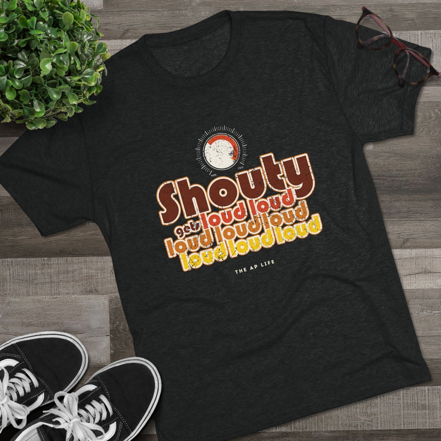 Shouty Gets Loud - Adult Unisex Triblend Soft Tee