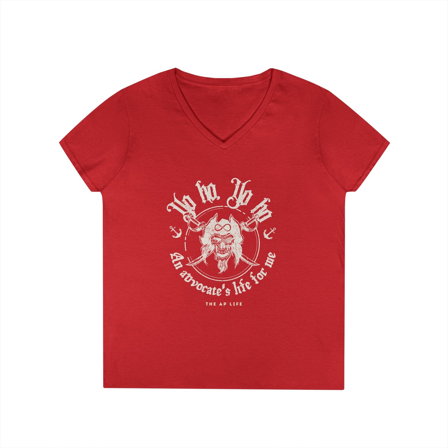 An Advocate's Life for Me - Pirates - Women's V-Neck T-Shirt