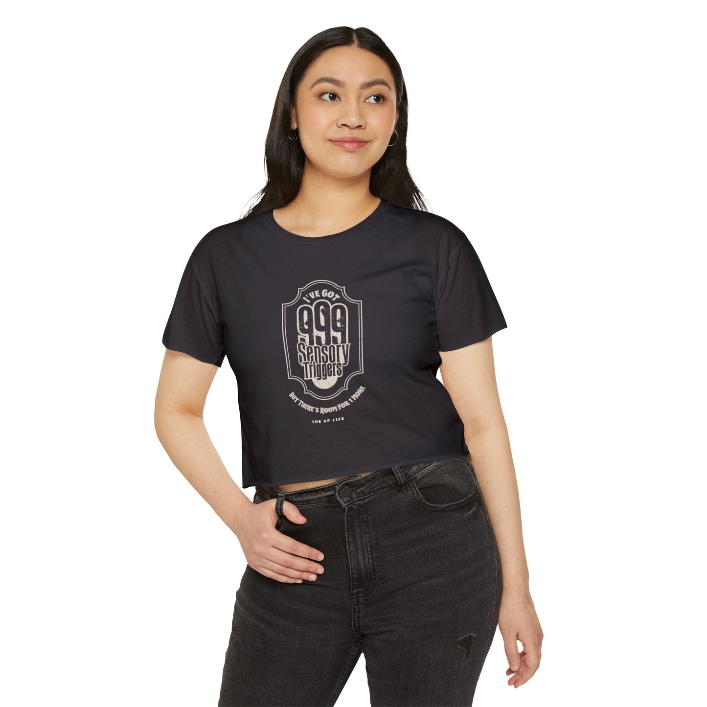 999 Sensory Triggers (But There's Room for One More) - Women's Cropped Tee