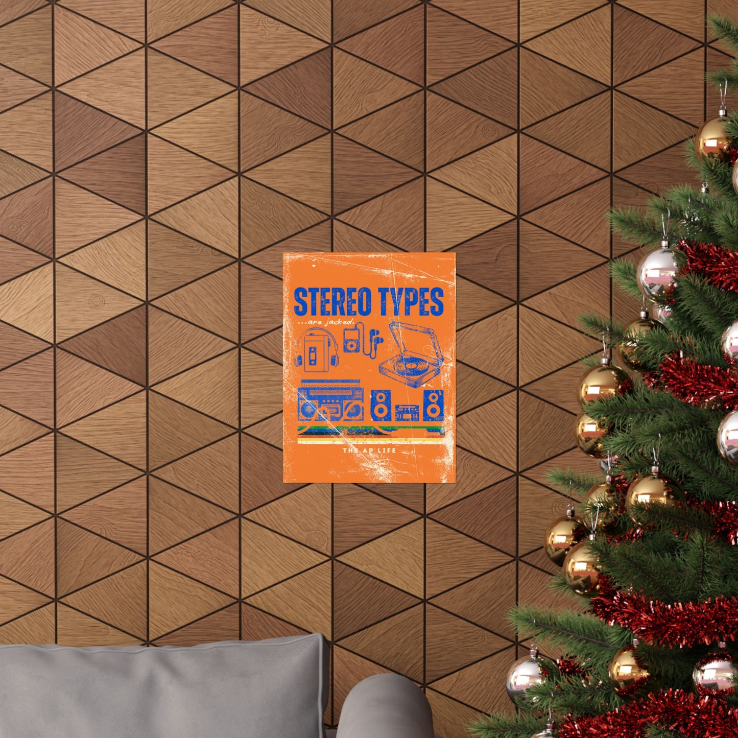 Stereo Types Are Jacked - Vintage Style Matte Poster