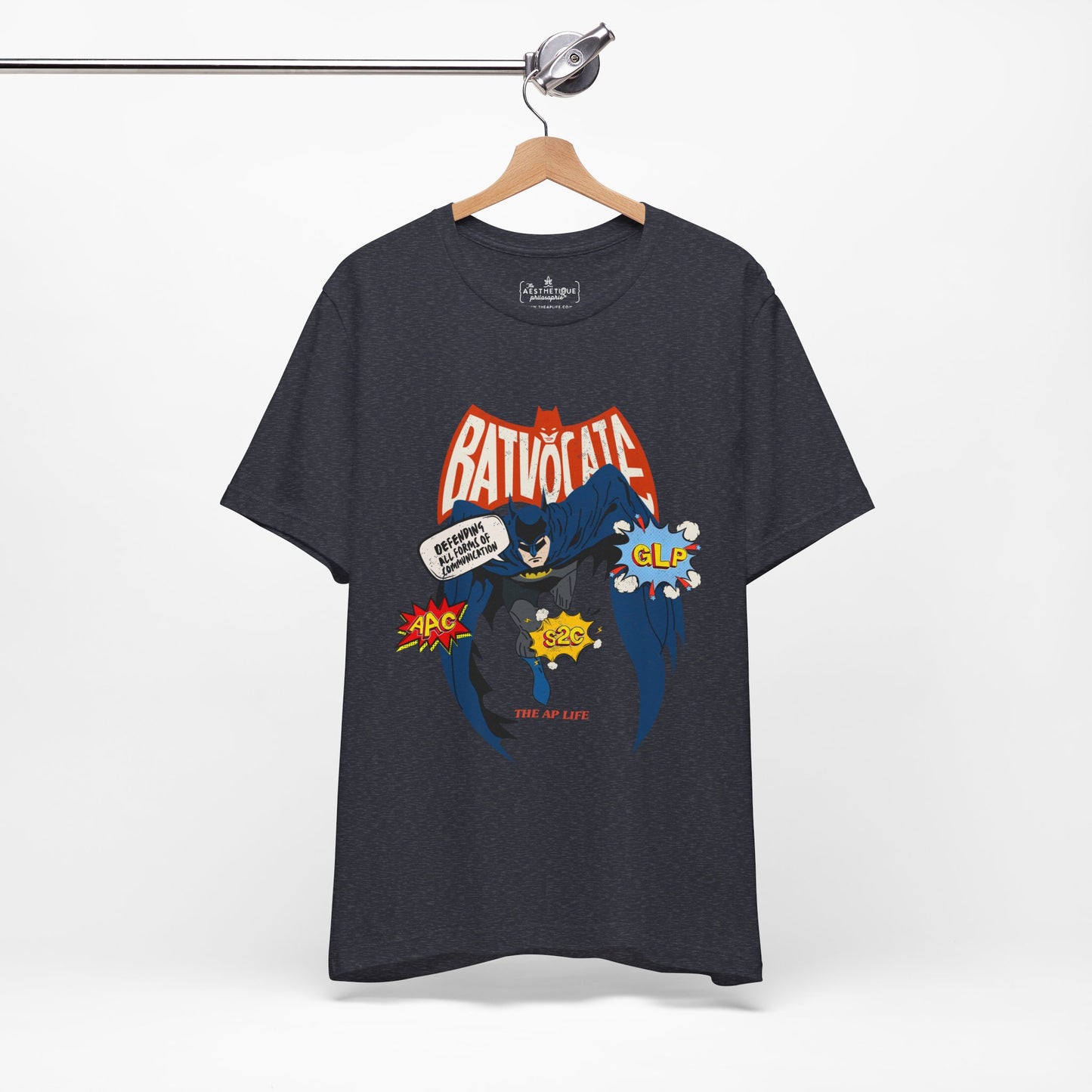 Batvocate - Defending All Forms of Communication - AAC - GLP - S2C - Adult Unisex Jersey Tee