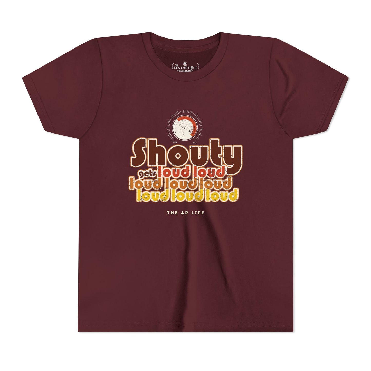 Shouty Gets Loud - Youth Unisex Jersey Tee