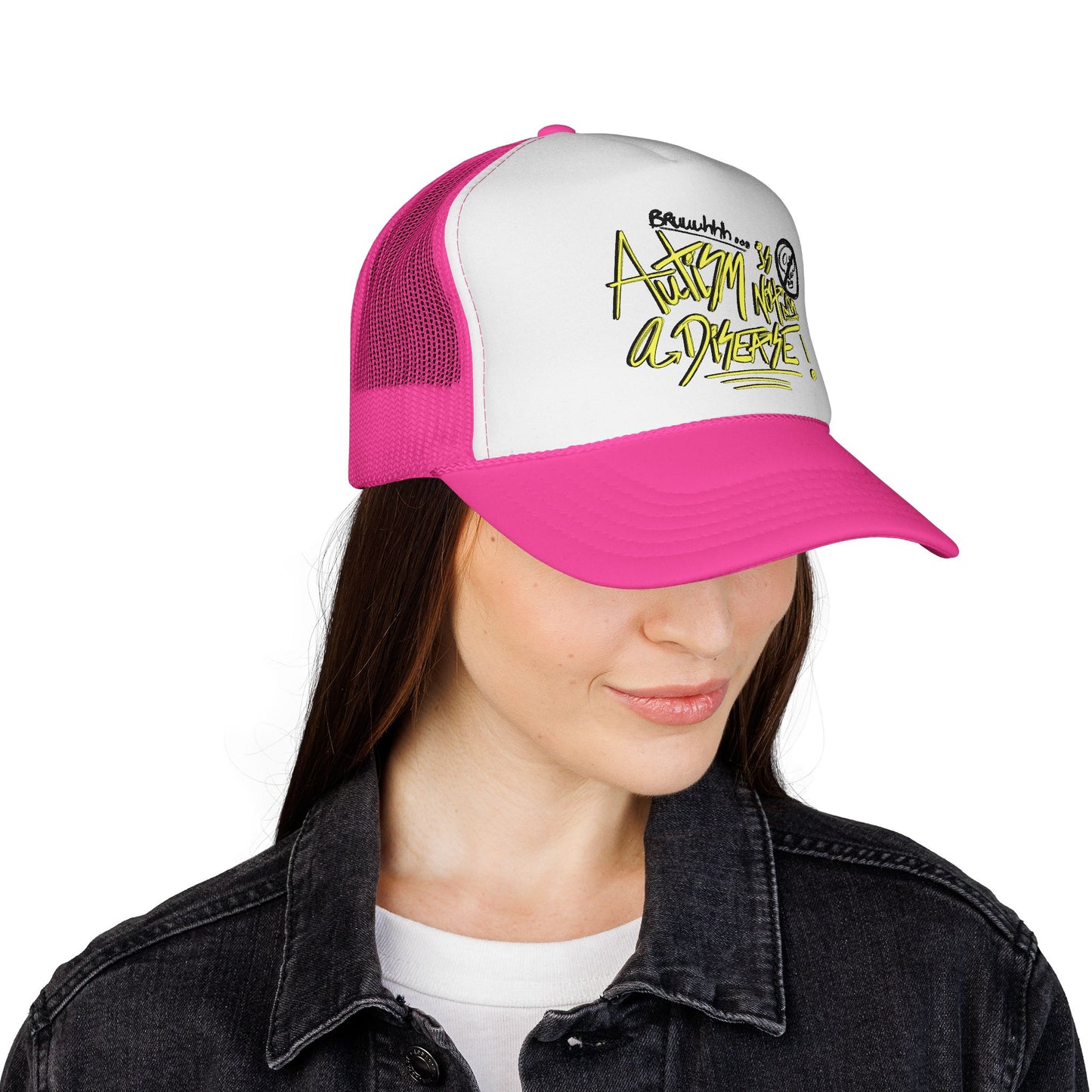 Bruh. Autism is not a Disease - Adult Unisex Trucker Hat