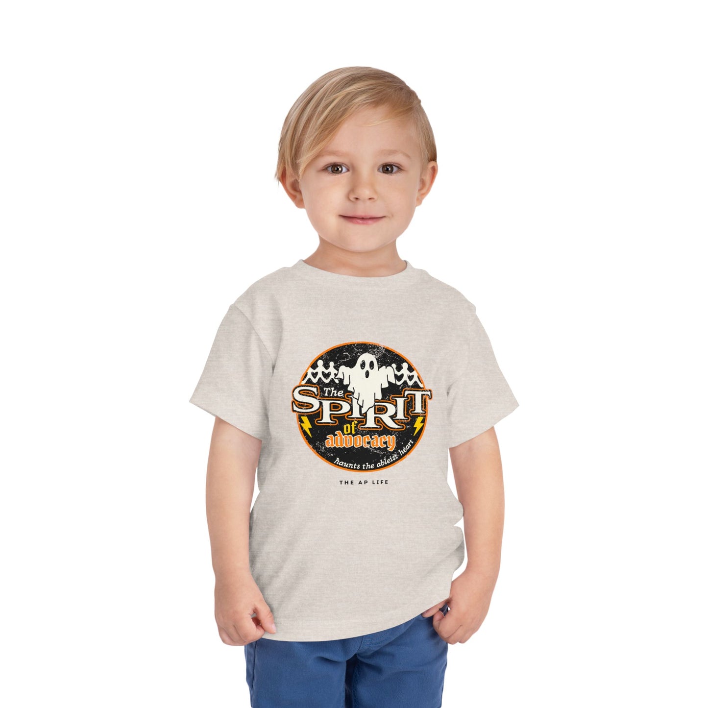 The Spirit of Advocacy (Haunts the Ablelist Heart) - Halloween - Toddler Unisex Tee