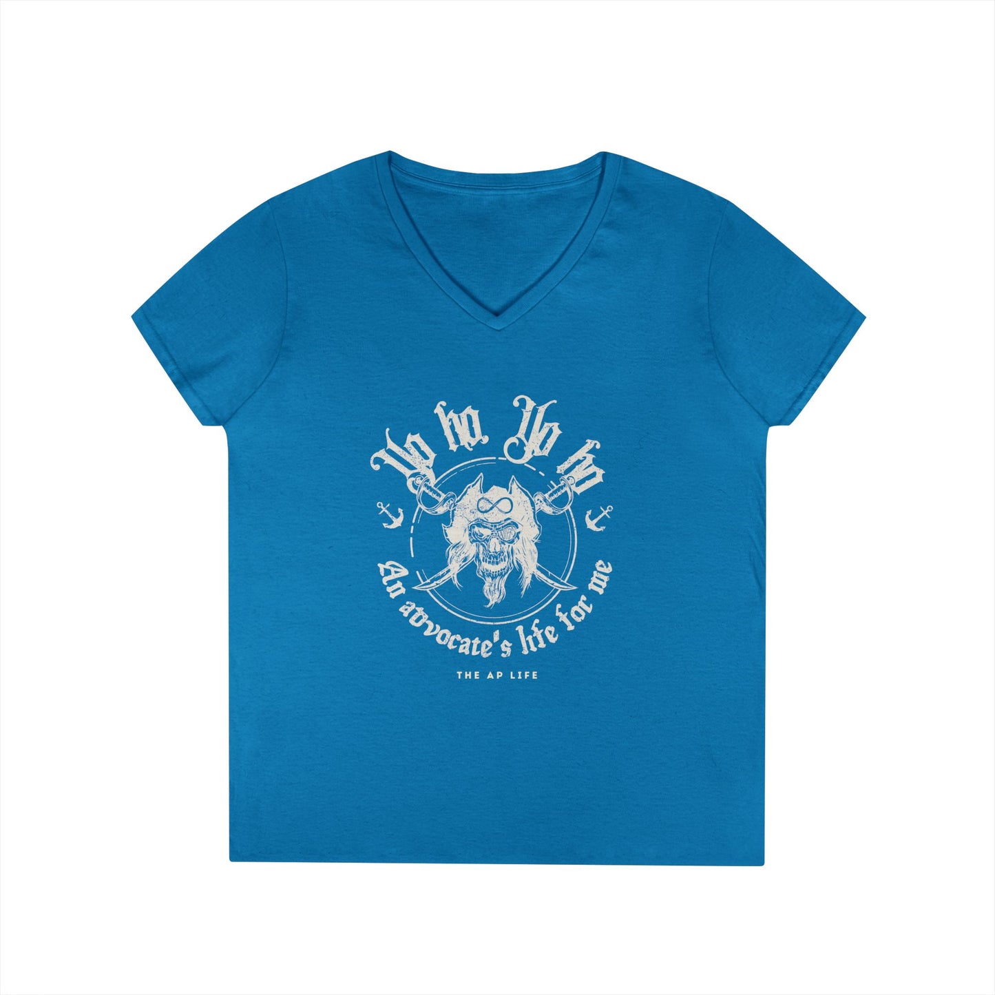 An Advocate's Life for Me - Pirates - Women's V-Neck T-Shirt