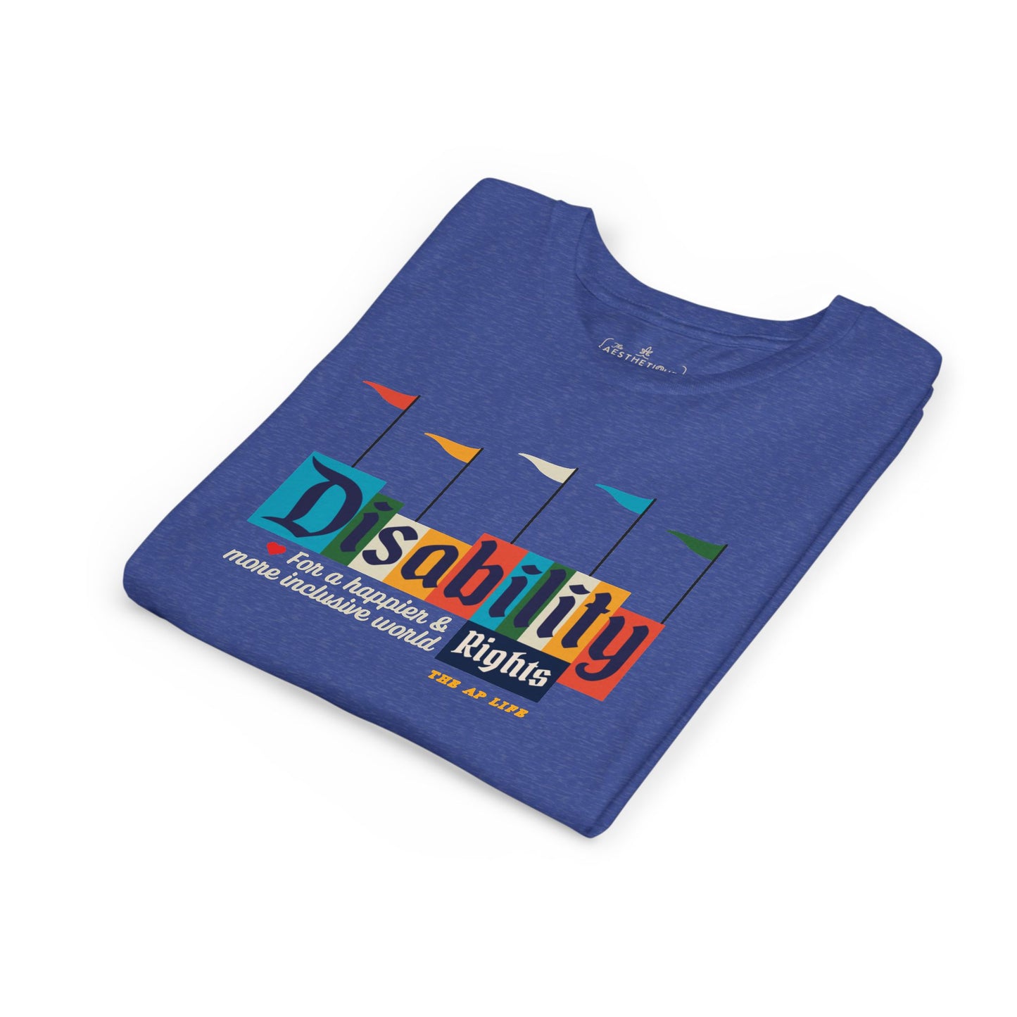 Disability Rights For A Happier & More Inclusive World - Youth Unisex Jersey Tee