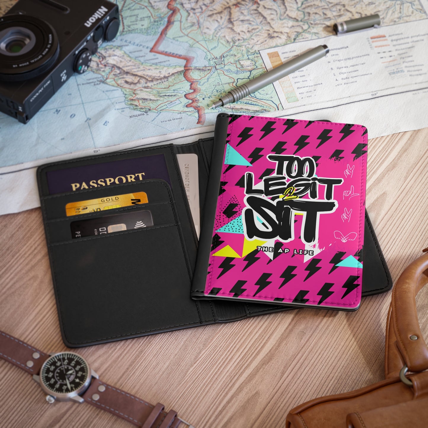 Too Legit 2 Sit Passport Cover