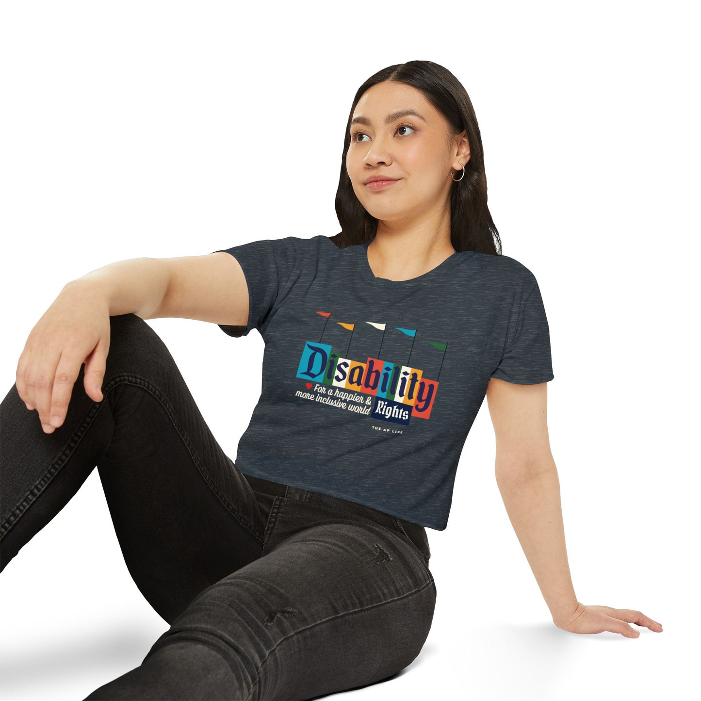 Disability Rights for a Happier & More Inclusive World - Women's Crop Top