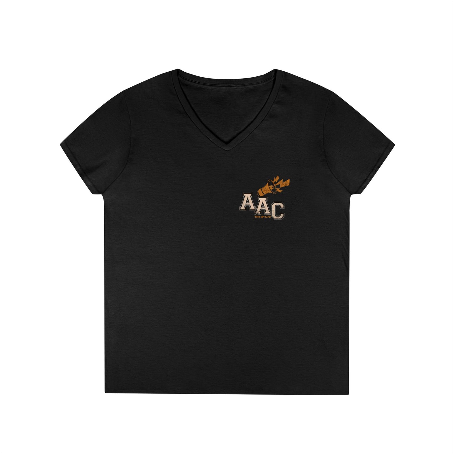 AAC Supports Team Enthusiast - Communication for the Win - Women's V-Neck T-Shirt