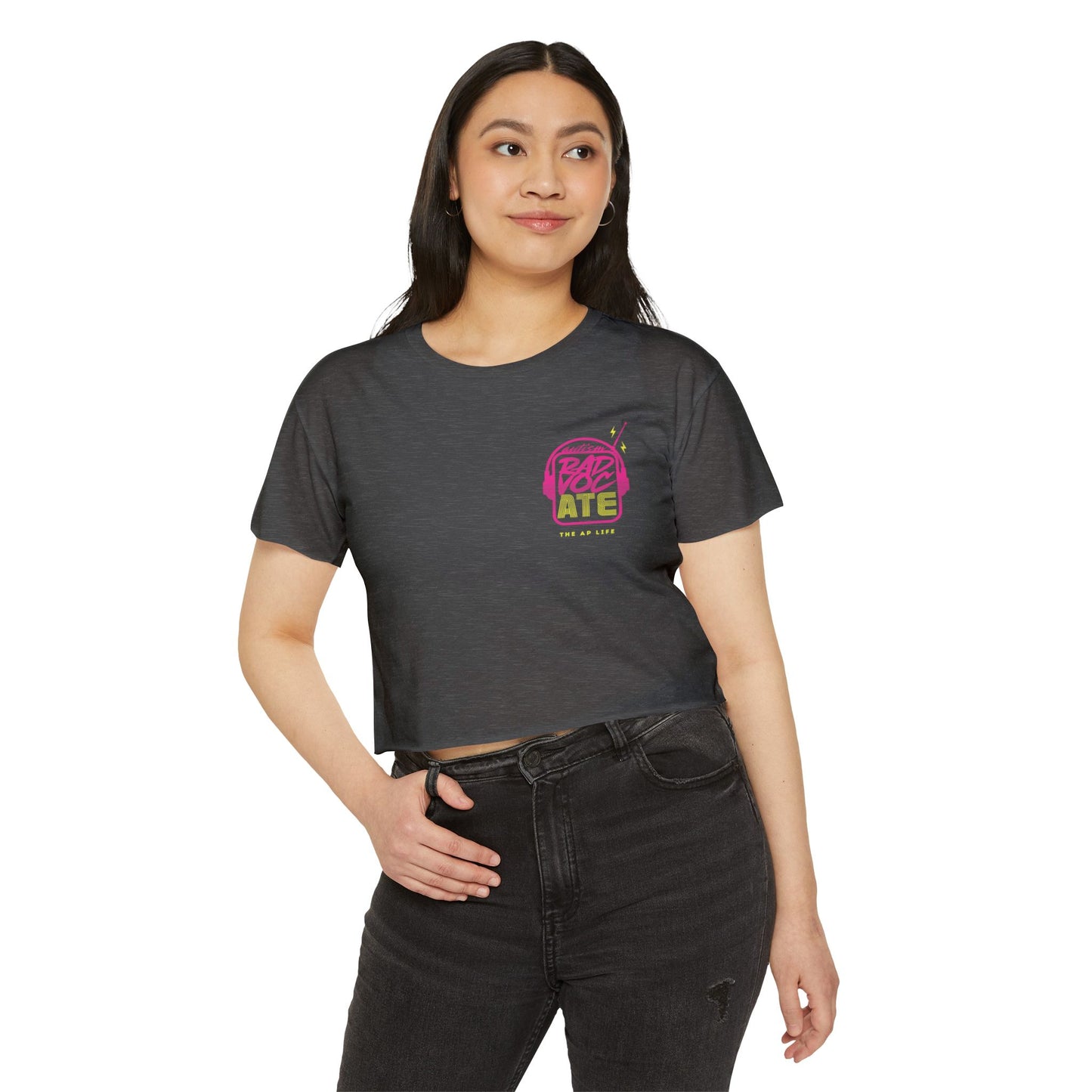 Autism RadvocATE - Women's Crop Top Tee