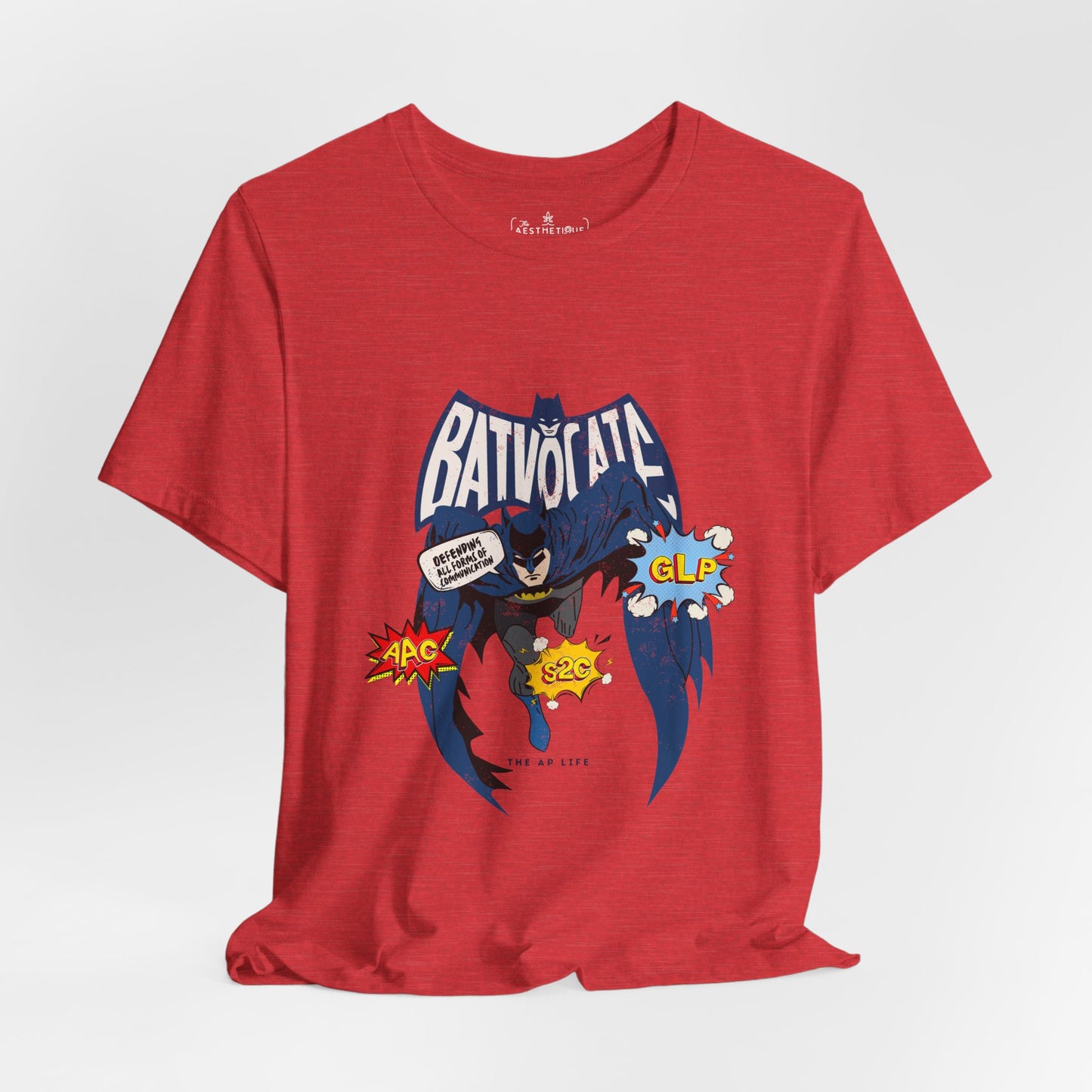Batvocate - Defending All Forms of Communication - AAC - GLP - S2C - Adult Unisex Jersey Tee