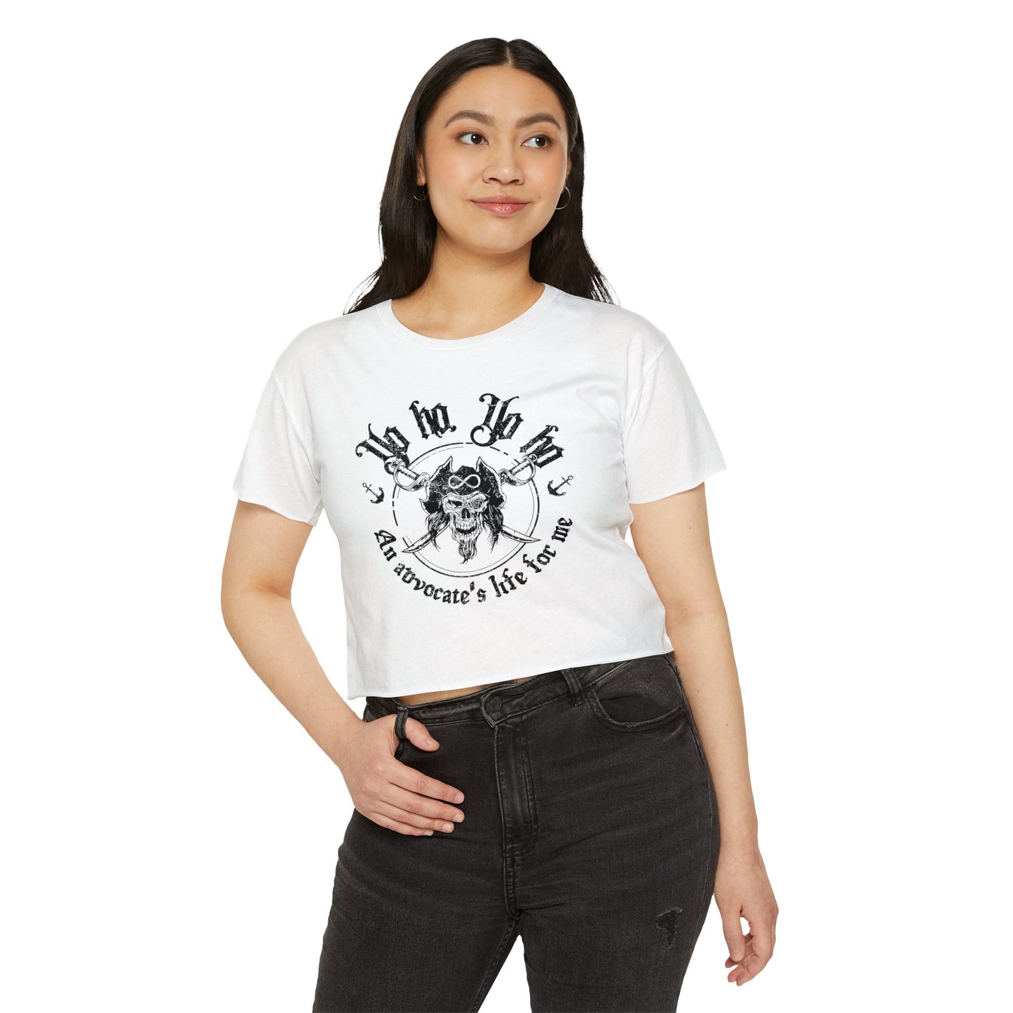An Advocate's Life for Me - Pirates - Women's Crop Top Tee