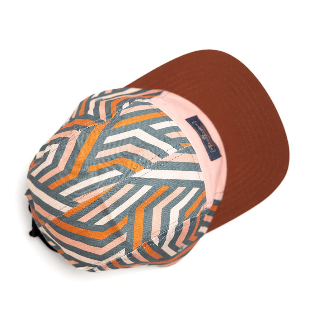 Retro Stripe Maze Hat