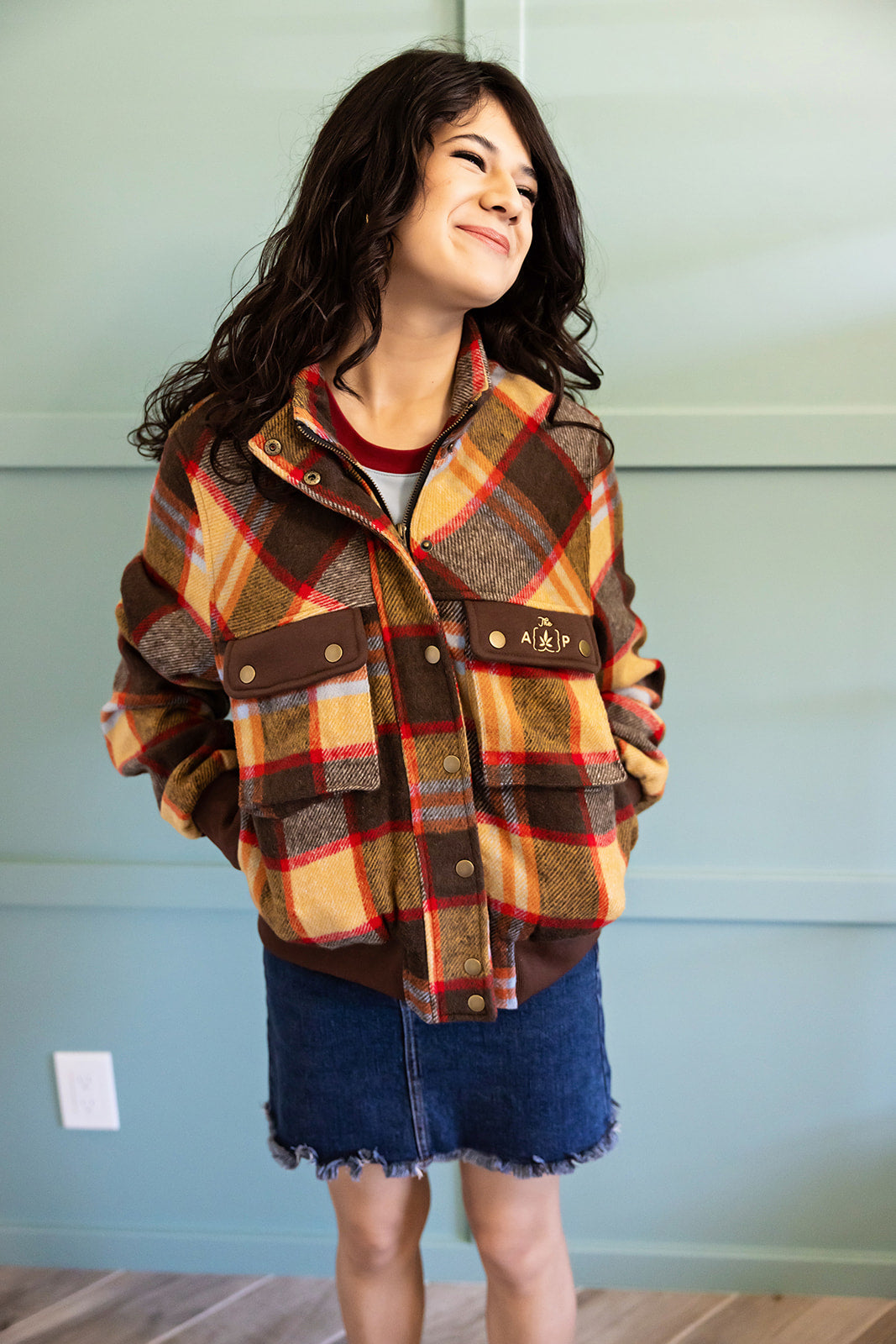 Women's Plaid Flannel Jacket