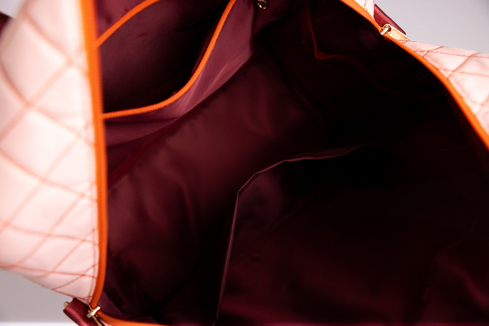 Large Capacity Quilted High Quality Pickleball Bag with Gold Hardware & Adjustable Strap