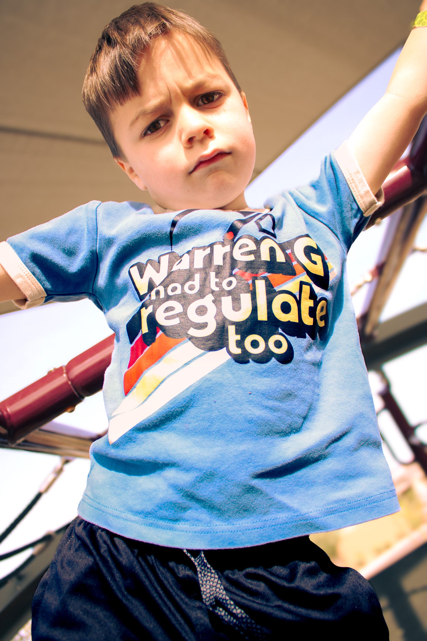 Warren G Had to Regulate Too Little Kids' Ringer Tee