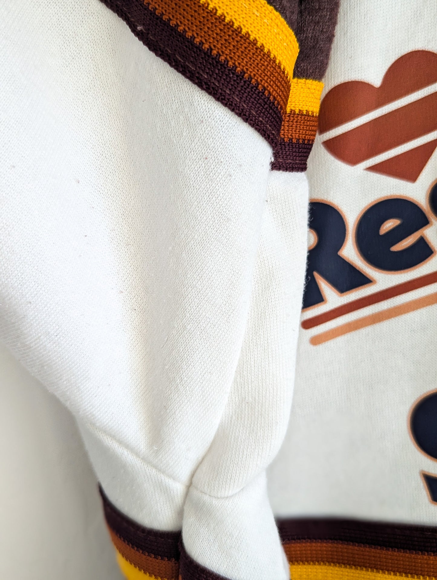 Respect The Spectrum Retro-Vibe Striped Ribbing - Unisex Adult Sweatshirt - Repurposed Rebels