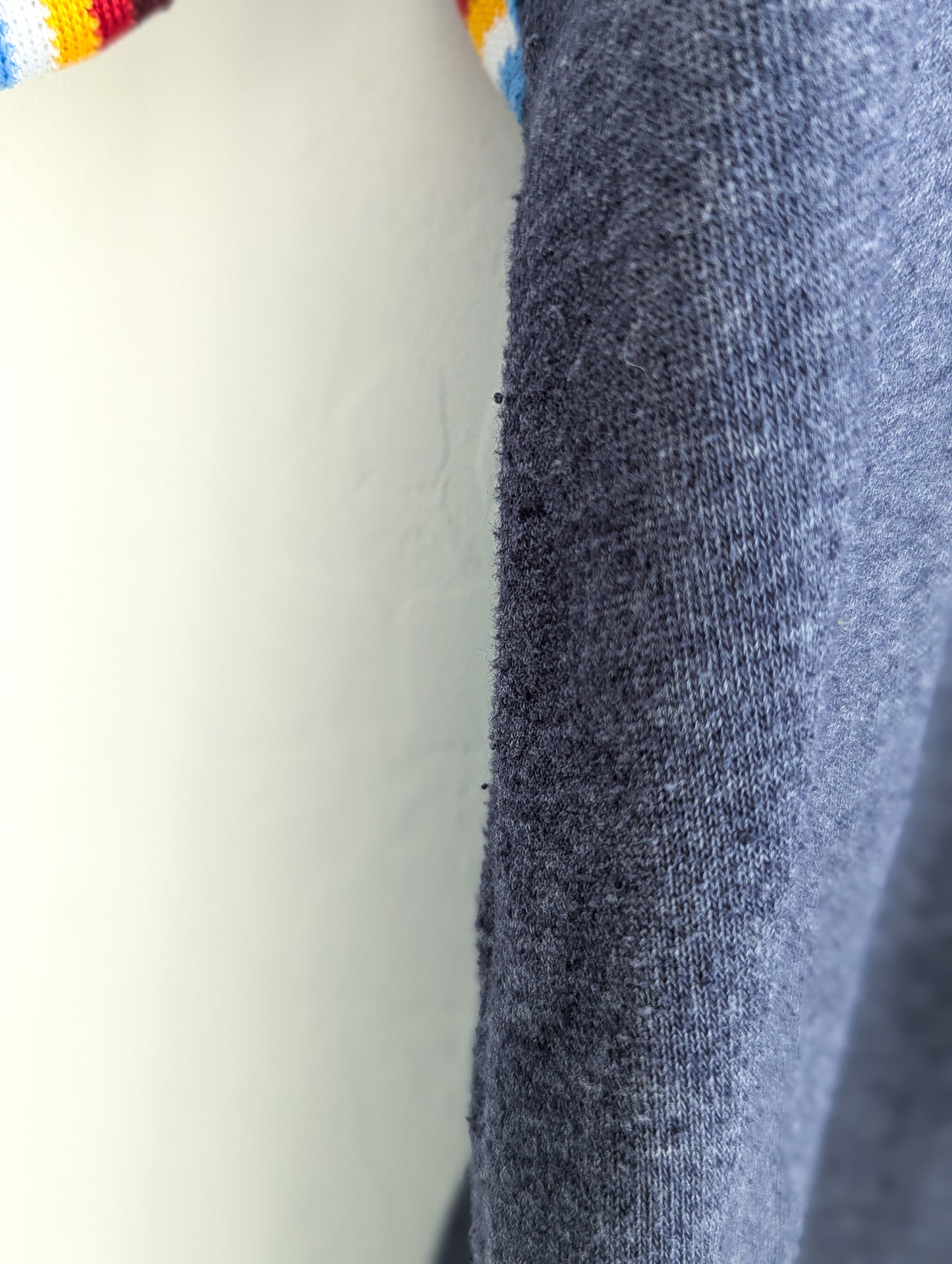 Does Well Under Proprioceptive Pressure - Retro-Style Striped Ribbing Women's Sweatshirt - Repurposed Rebels