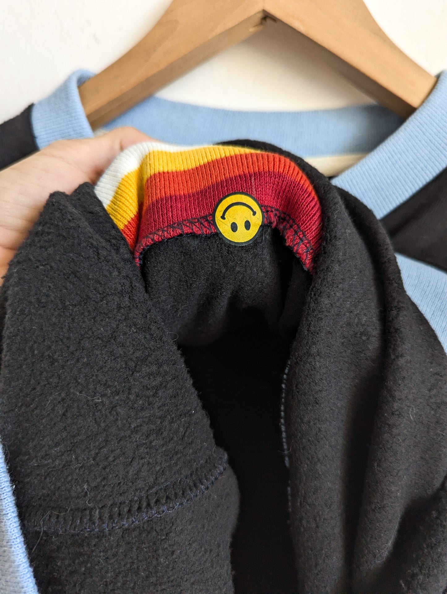 Doo Inclood - The Advocacy Mobile - Women's Rainbow Ribbed Sweatshirt (L) - Repurposed Rebels