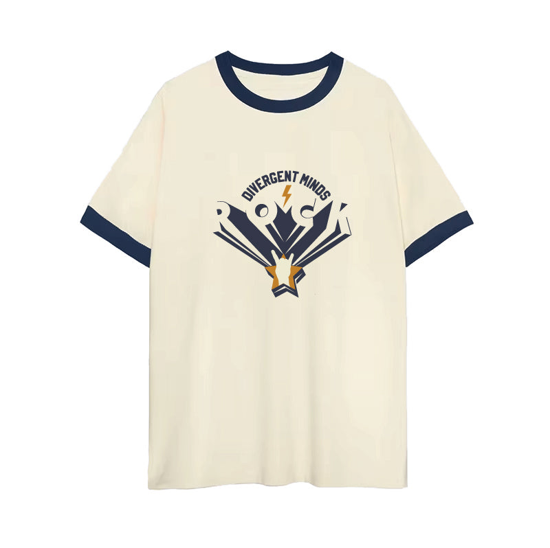 Divergent Minds Rock Adult Unisex Ringer Tee - FINAL SALE