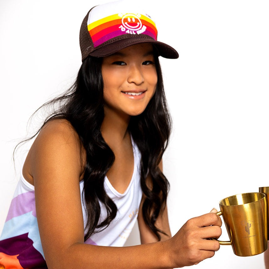 10oz Gold Insulated Stainless Steel Mug with Engraved Design