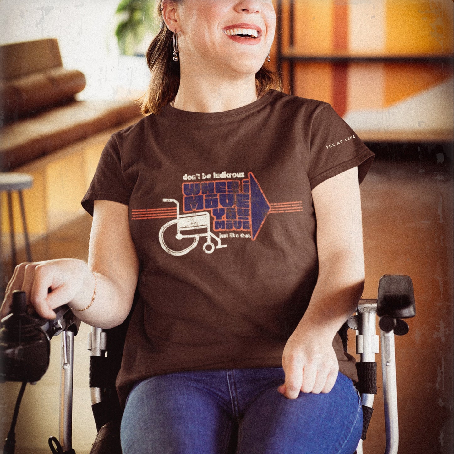 When I Move You Move (Just Like That) Disability Advocacy - Adult Unisex Jersey Tee