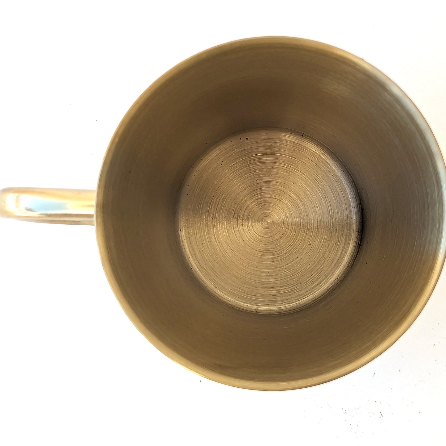 10oz Gold Insulated Stainless Steel Mug with Engraved Design