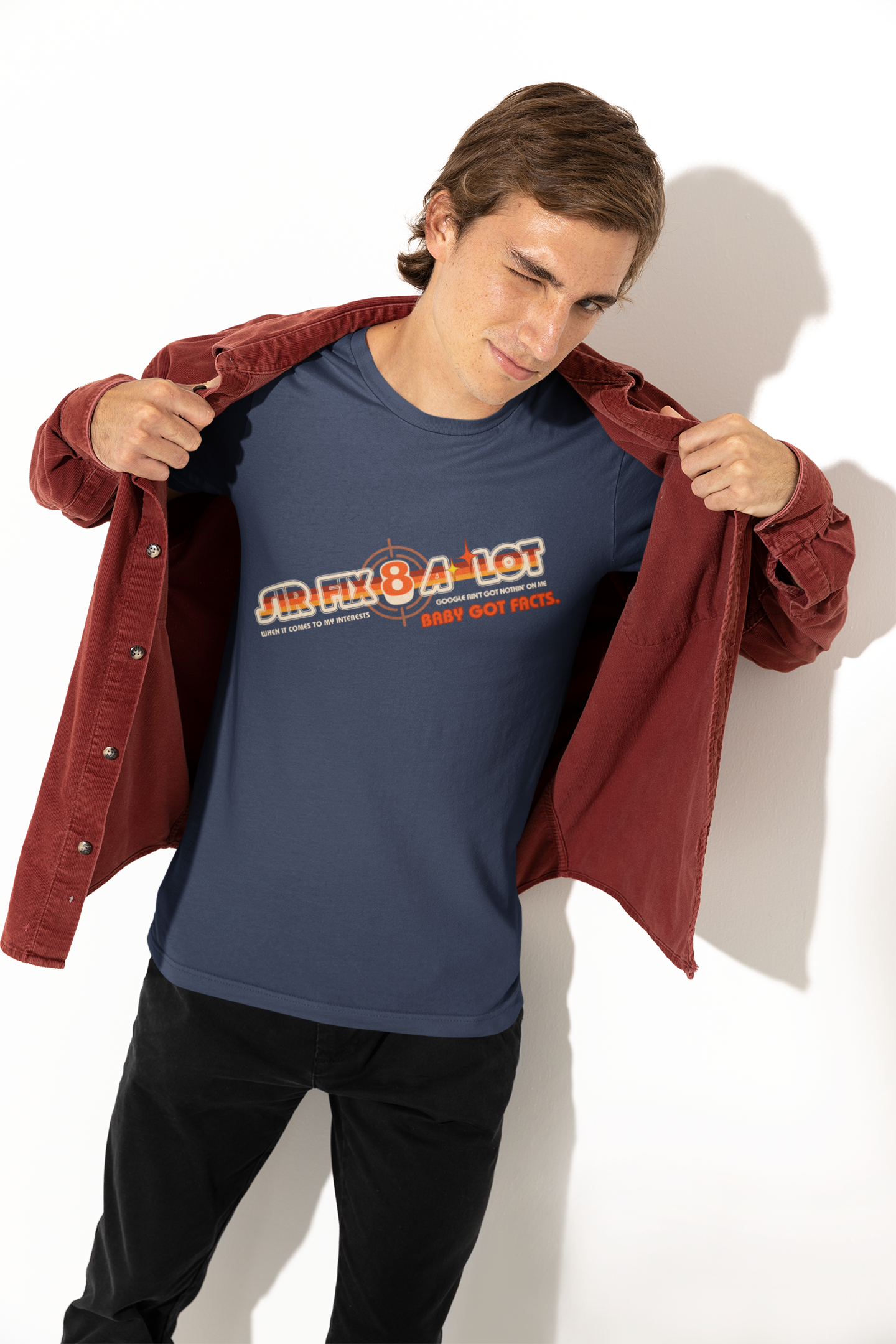 Sir Fix8-A-Lot Baby Got Facts - Adult Unisex Jersey Short Sleeve Tee