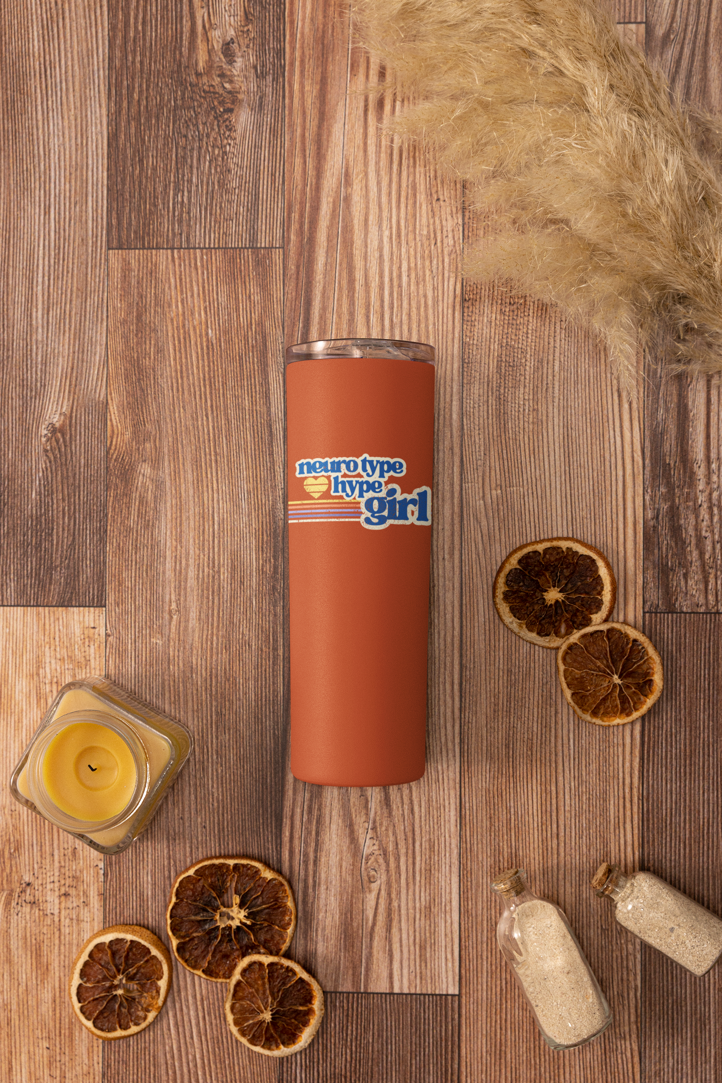 Neurotype Hype Girl - Stainless Steel Tumbler, 20oz