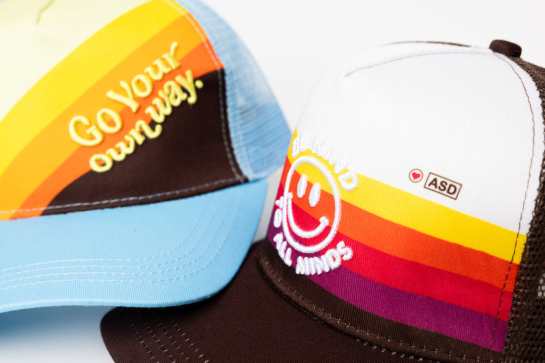 Retro Trucker Hats Show Support for the Neurodivergent Community