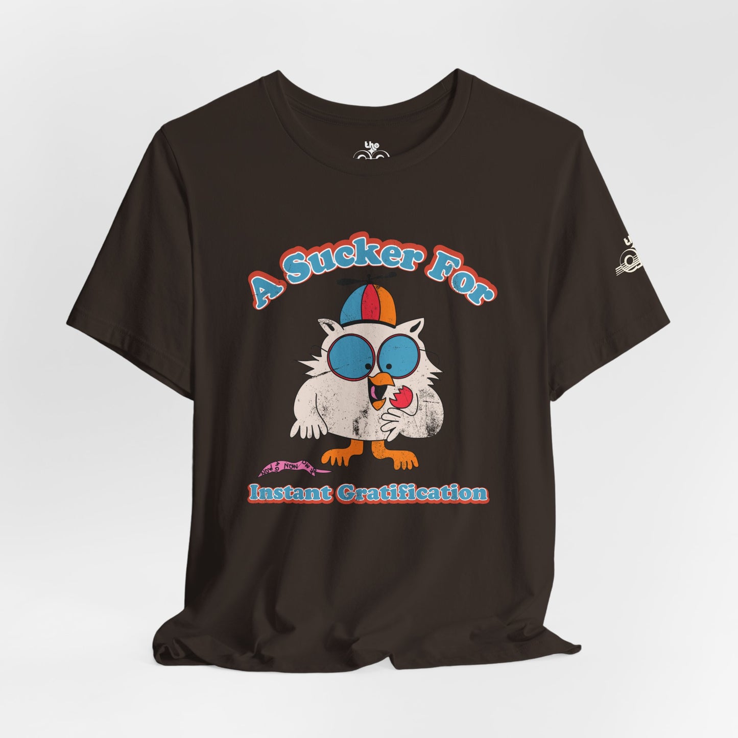 A Sucker for Instant Gratification - Adult Unisex Jersey Short Sleeve Tee