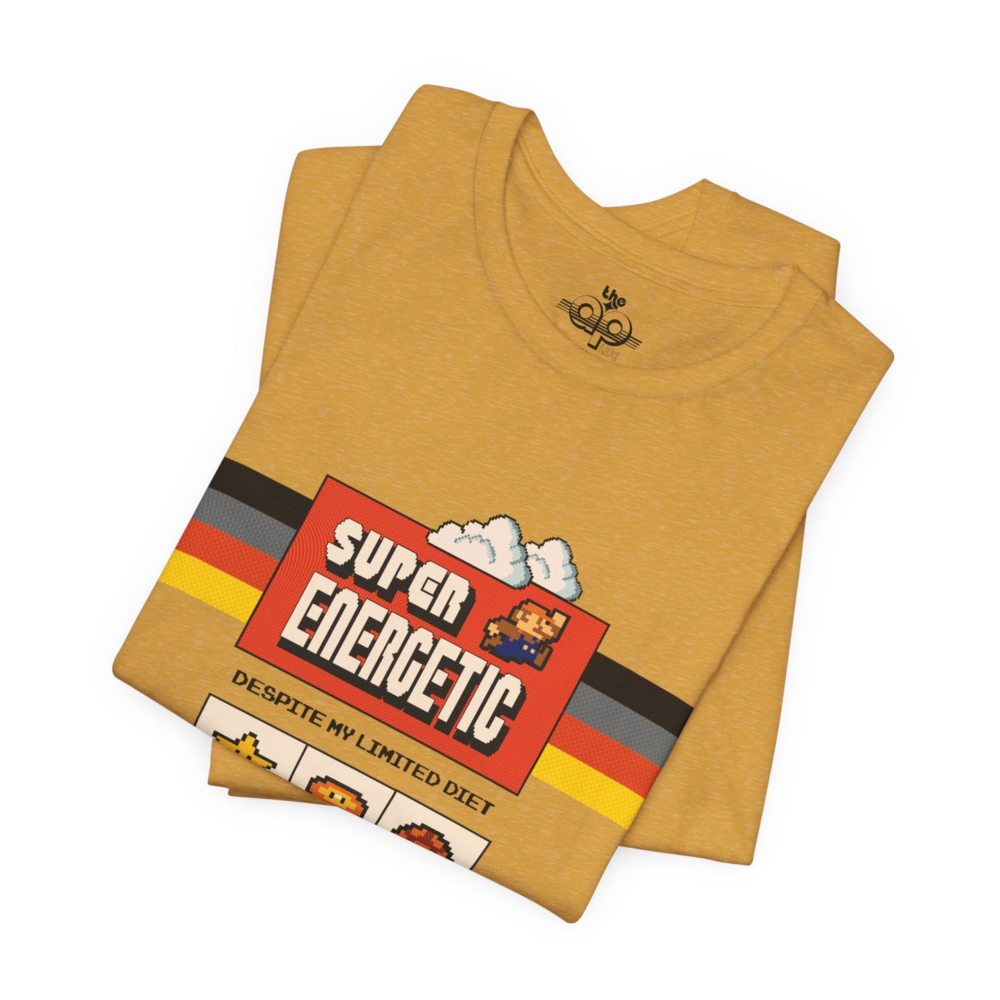 Super Energetic, Despite My Limited Diet - Adult Unisex Jersey Short Sleeve Tee