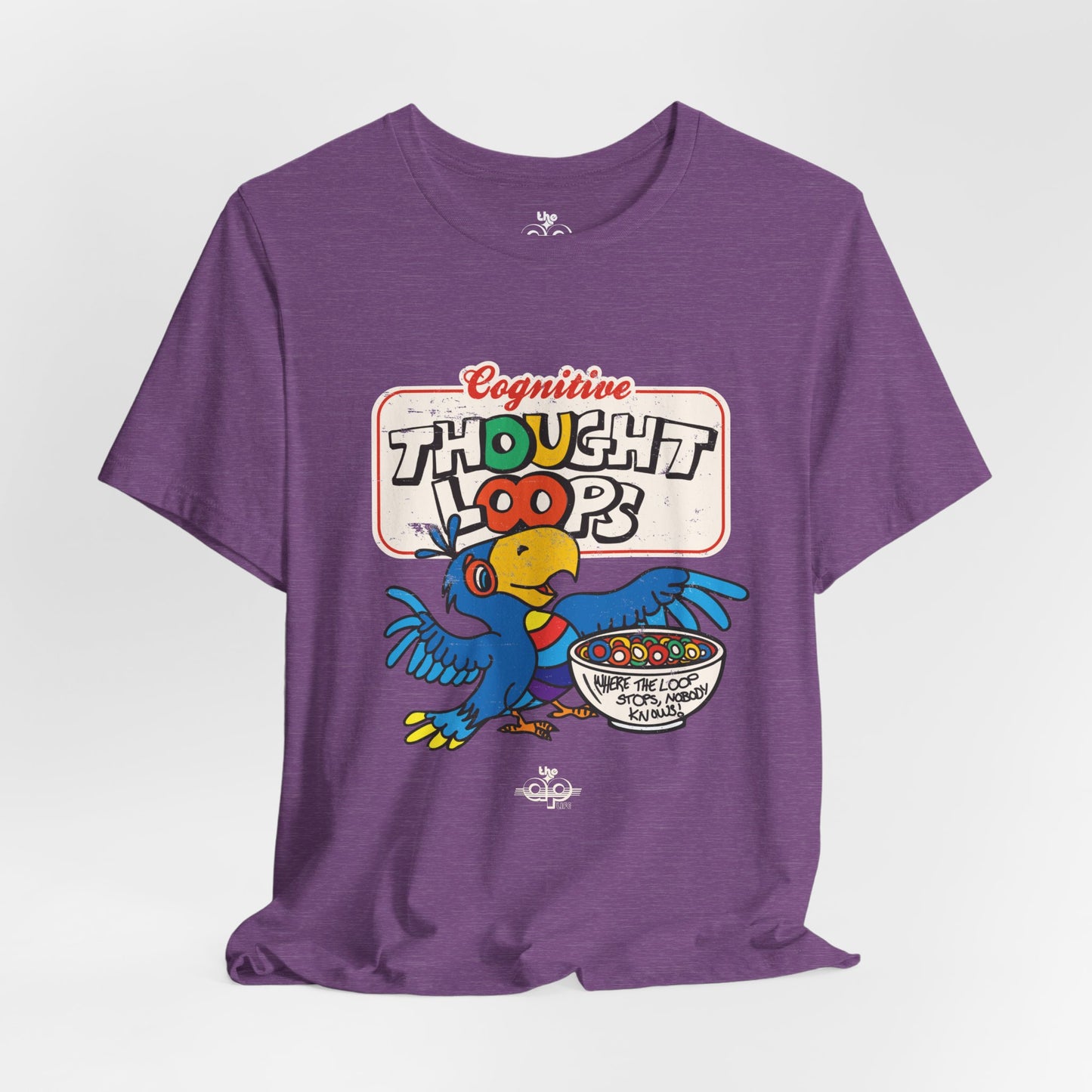 Cognitive Thought Loops - Where the Loop Stops, Nobody Knows - Adult Unisex Jersey Short Sleeve Tee