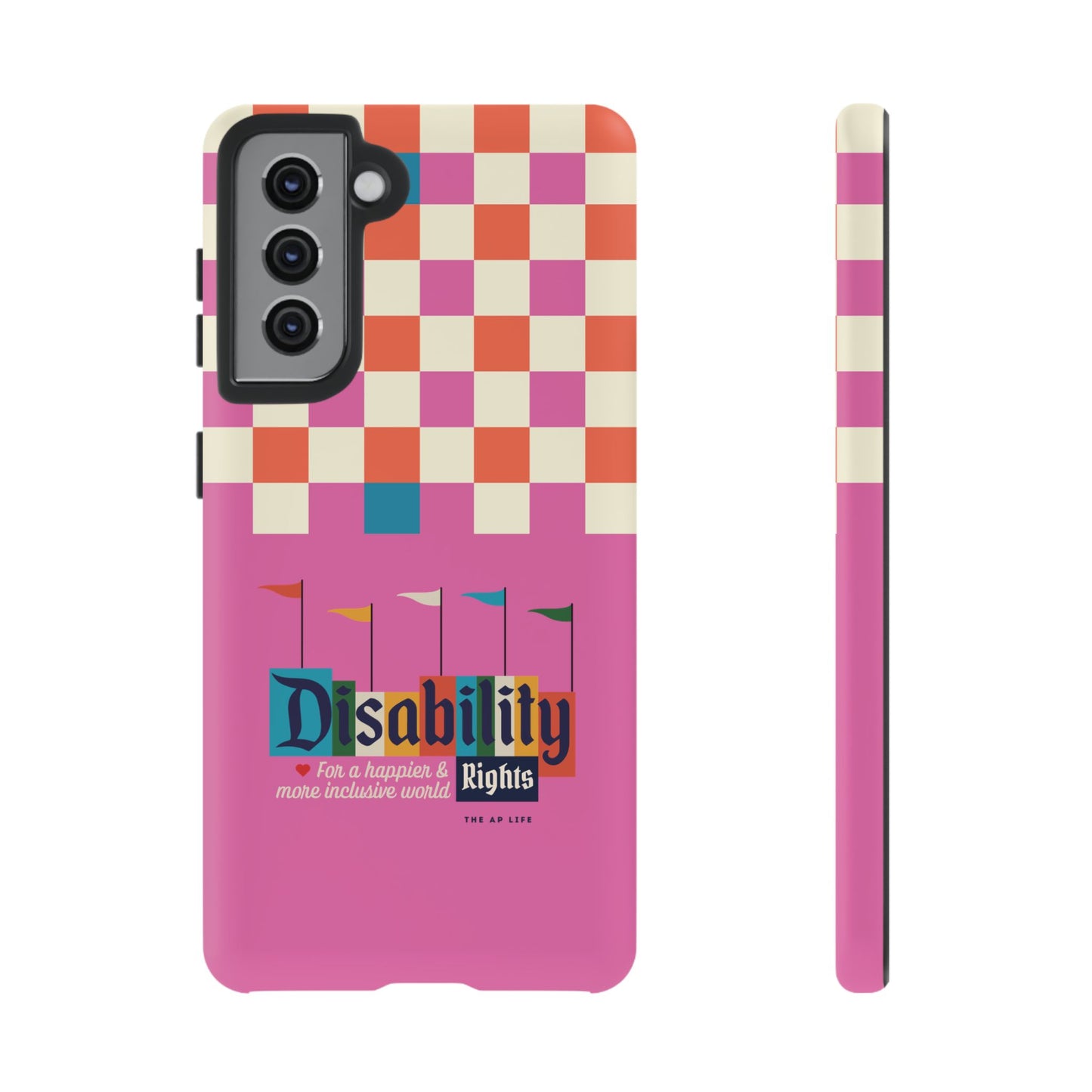 Disability Rights for a Happier & More Inclusive World - Android Phone Case for Google Pixel & Samsung Phones