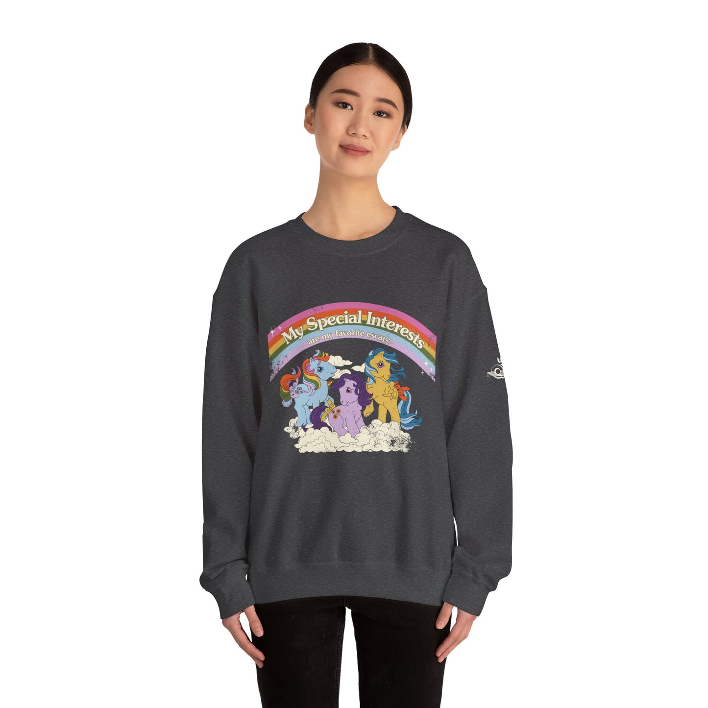 My Special Interests are my Favorite Escape - Adult Unisex Heavy Blend™ Crewneck Sweatshirt