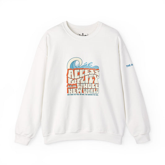 Access Ability Crewneck Sweatshirt - Unisex Heavy Blend™
