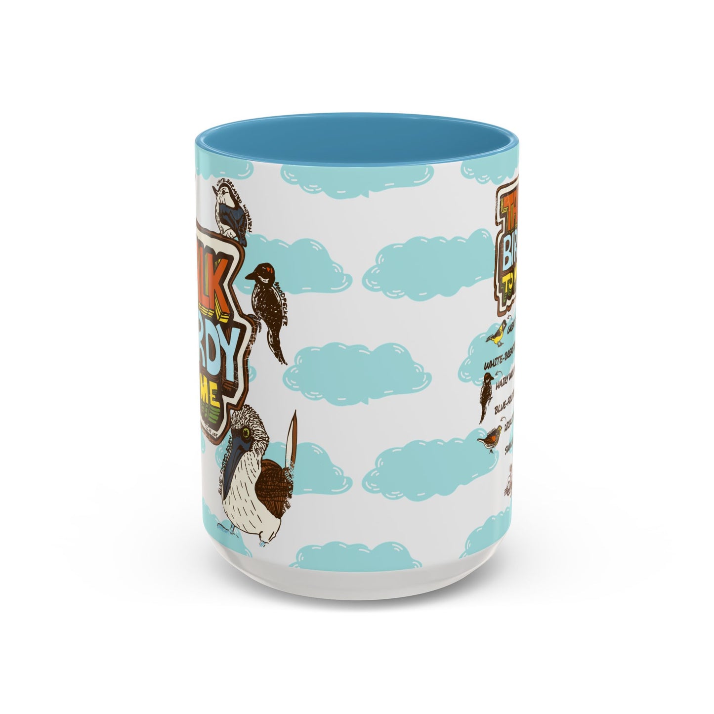 Talk Birdy to Me - Accent Coffee Mug (11, 15oz)