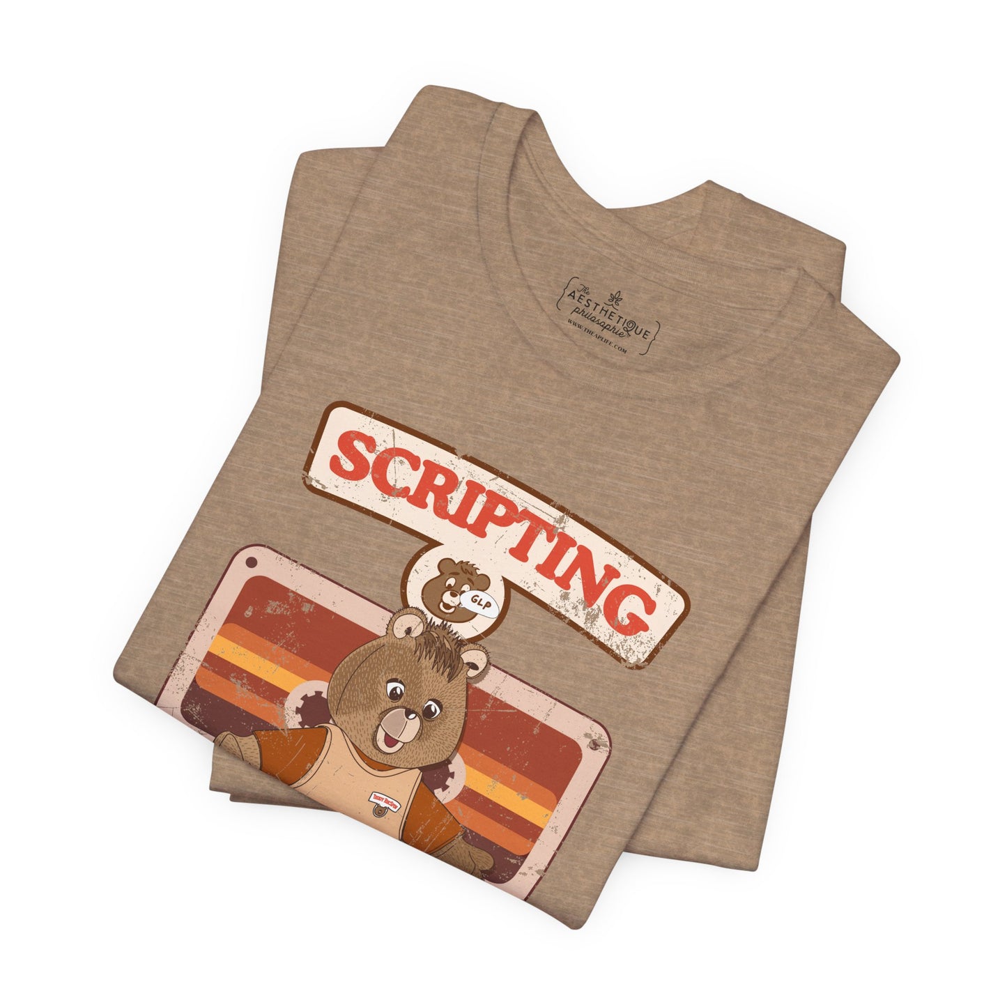 Scripting is Iconic - GLP - Teddy RecSpin - Adult Unisex Jersey Tee