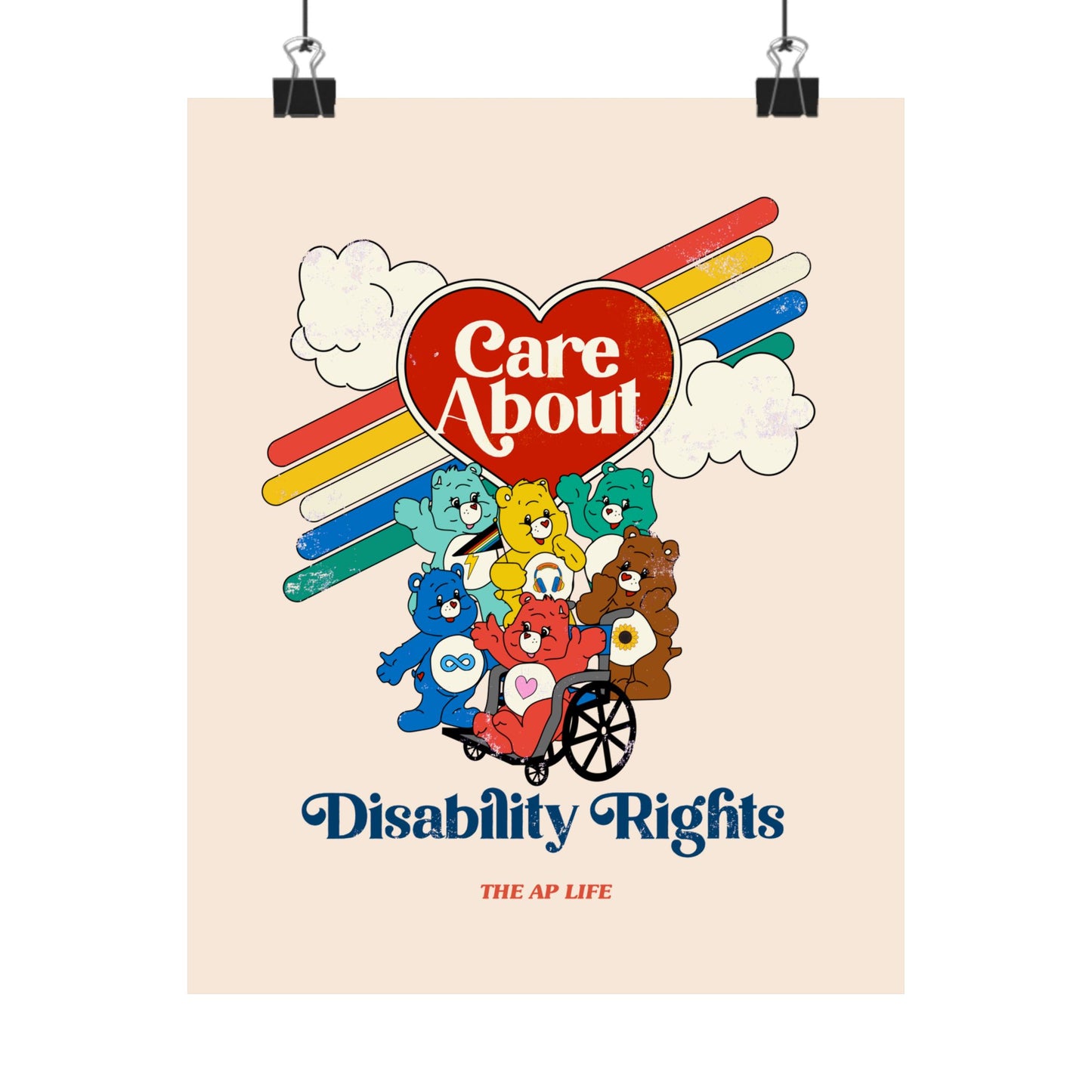 Care About Disability Rights - Matte Vertical Poster