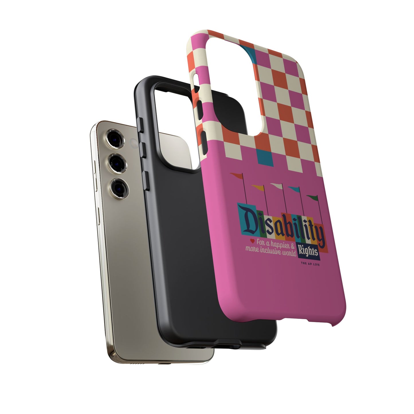 Disability Rights for a Happier & More Inclusive World - Android Phone Case for Google Pixel & Samsung Phones