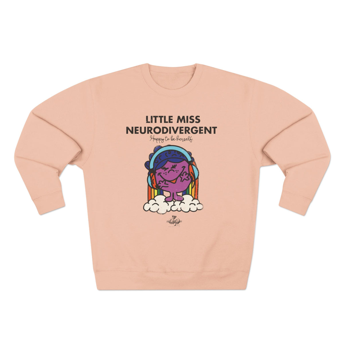 Little Miss Neurodivergent - Adult Unisex Crewneck Sweatshirt