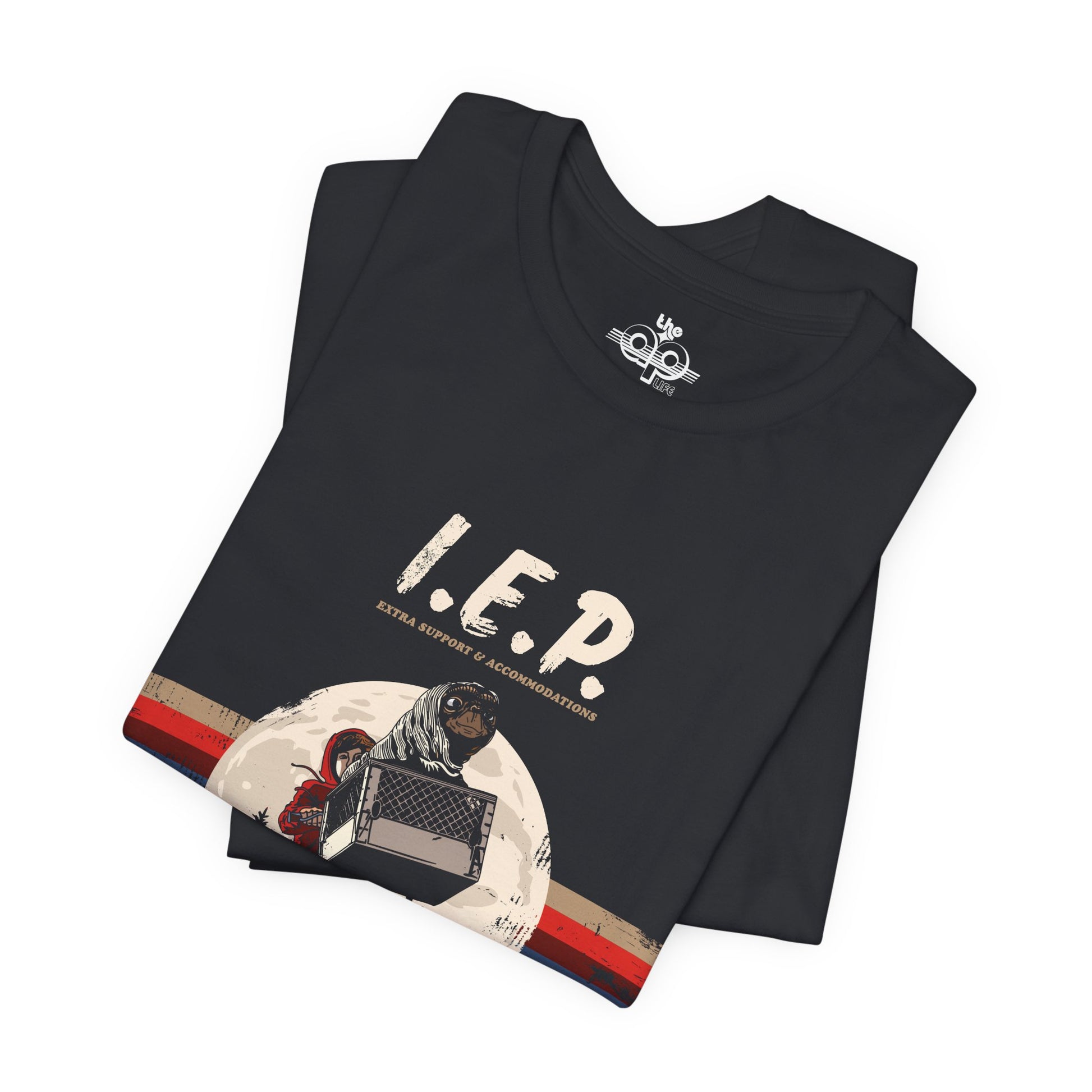 I.E.P. - Extra Support & Accommodations - Follow it or This Home Will Phone - Adult Unisex Jersey Short Sleeve Tee