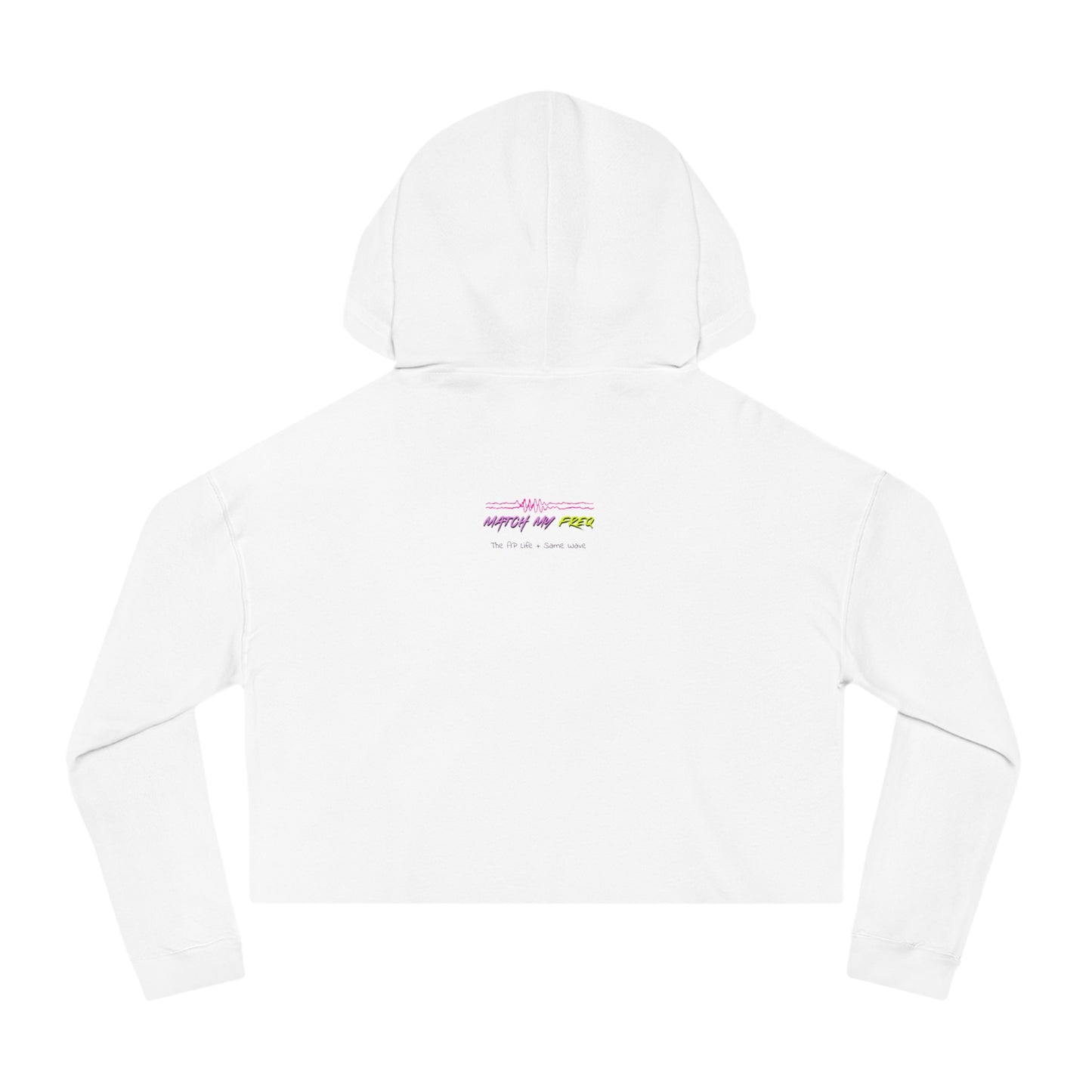 Neurovision - Match My Freq - Epilepsy Awareness Women's Cropped Hoodie