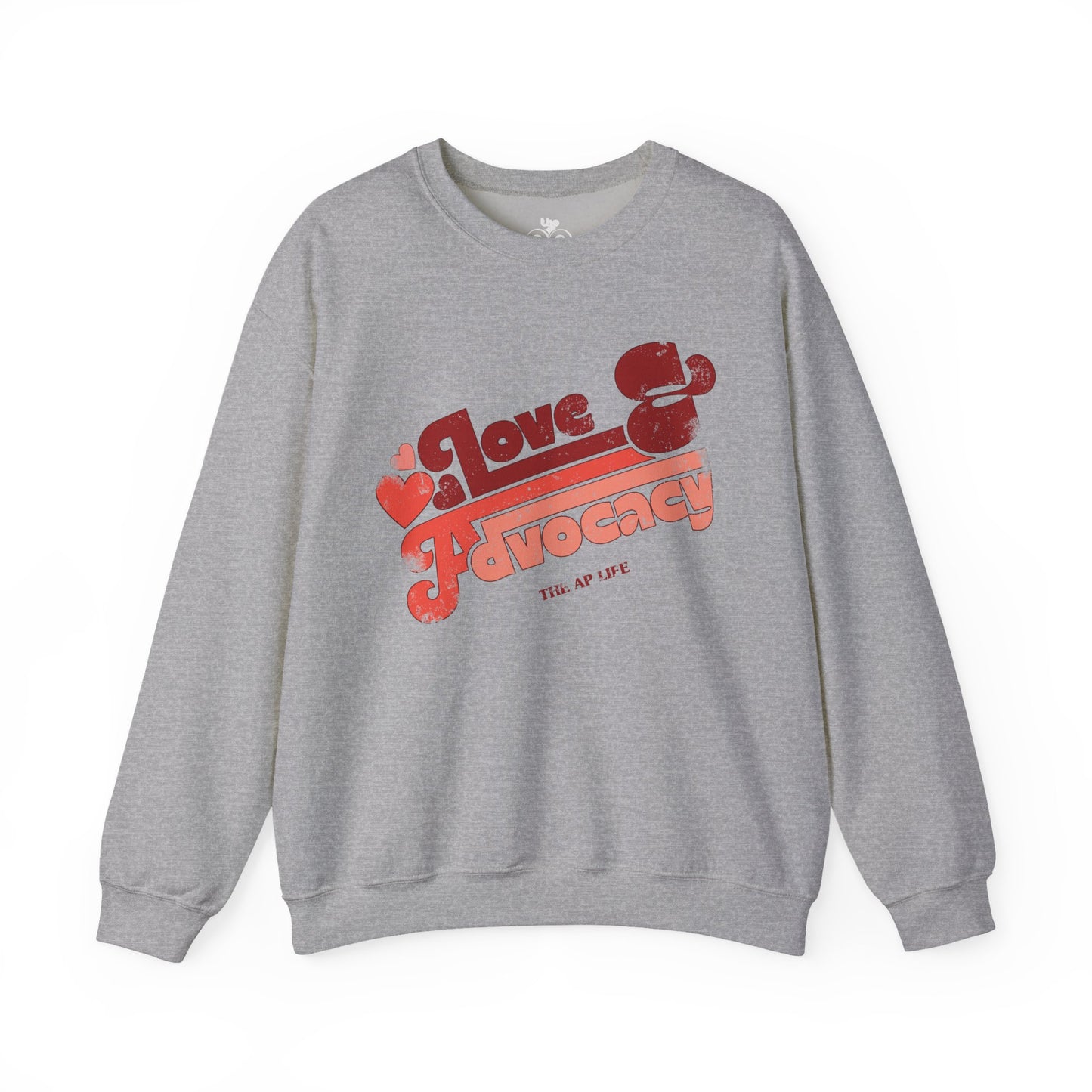 Love & Advocacy - Adult Unisex Heavy Blend™ Crewneck Sweatshirt