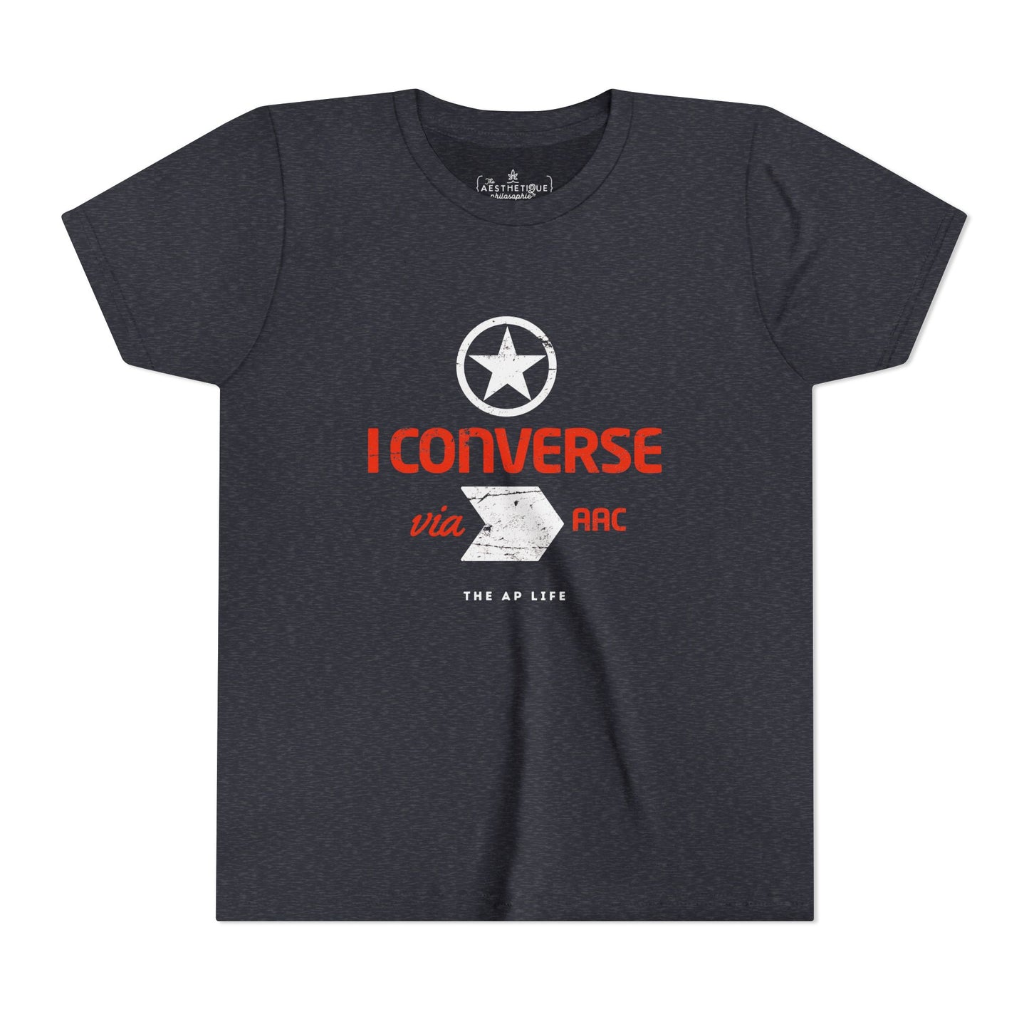 I Converse Via AAC - Youth Unisex Jersey Tee