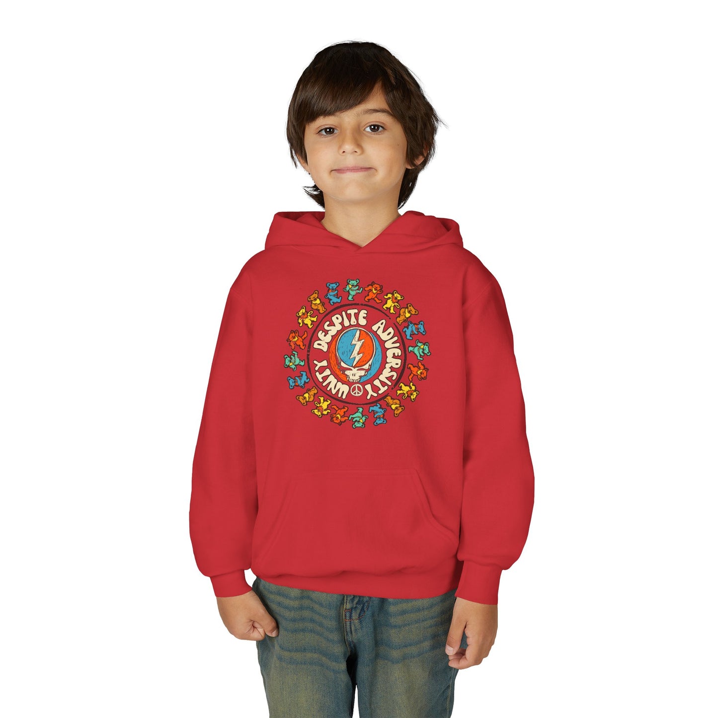 Unity Despite Adversity - Youth Heavy Blend Hooded Sweatshirt
