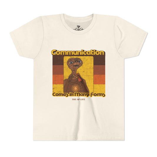 Communication Comes in Many Forms - Unisex Youth Short Sleeve Tee