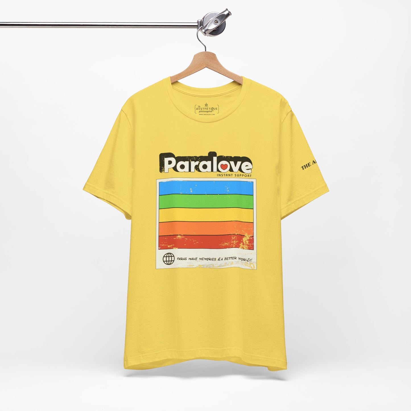 Para Love - Instant Support - Adult Unisex Jersey Short Sleeve Tee