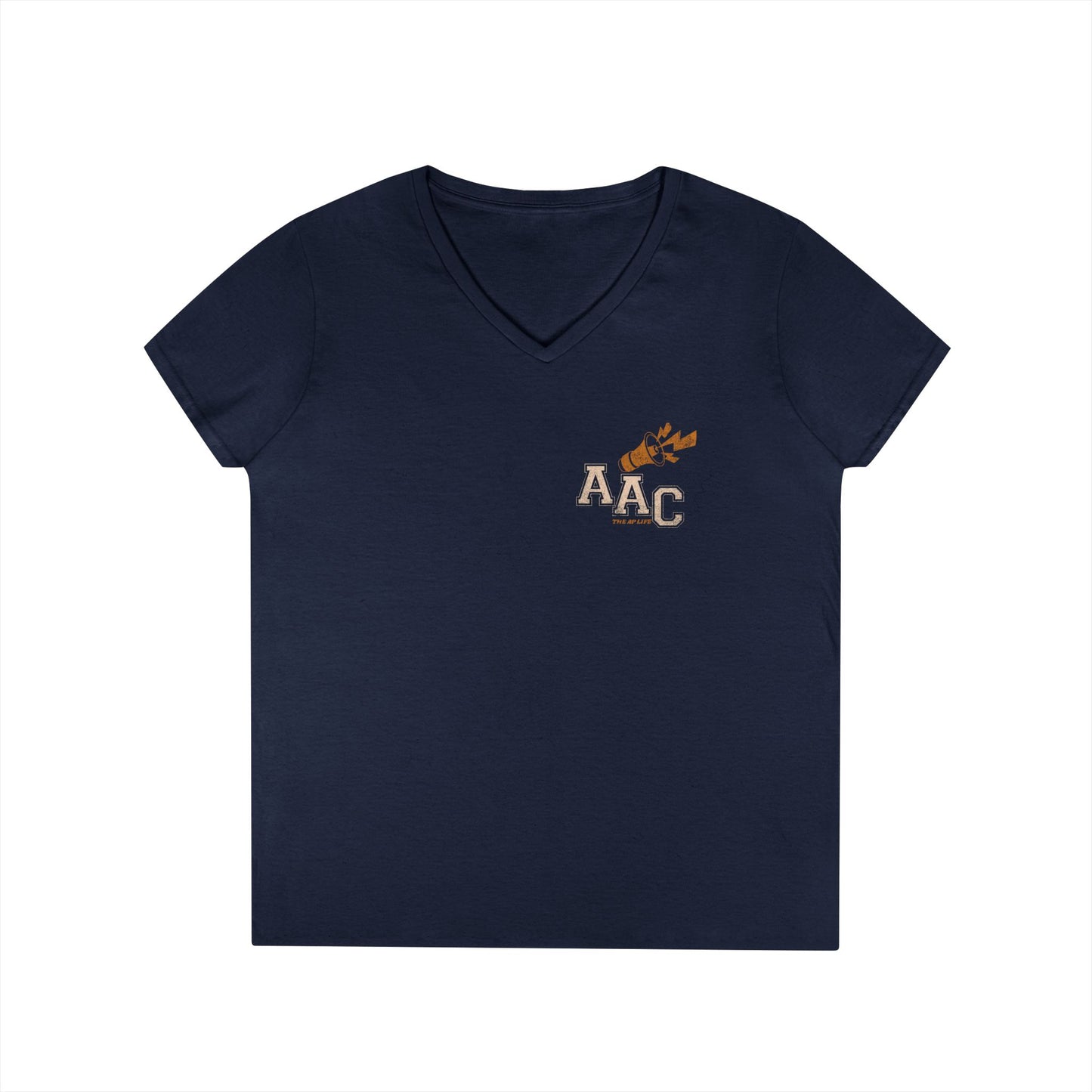 AAC Supports Team Enthusiast - Communication for the Win - Women's V-Neck T-Shirt