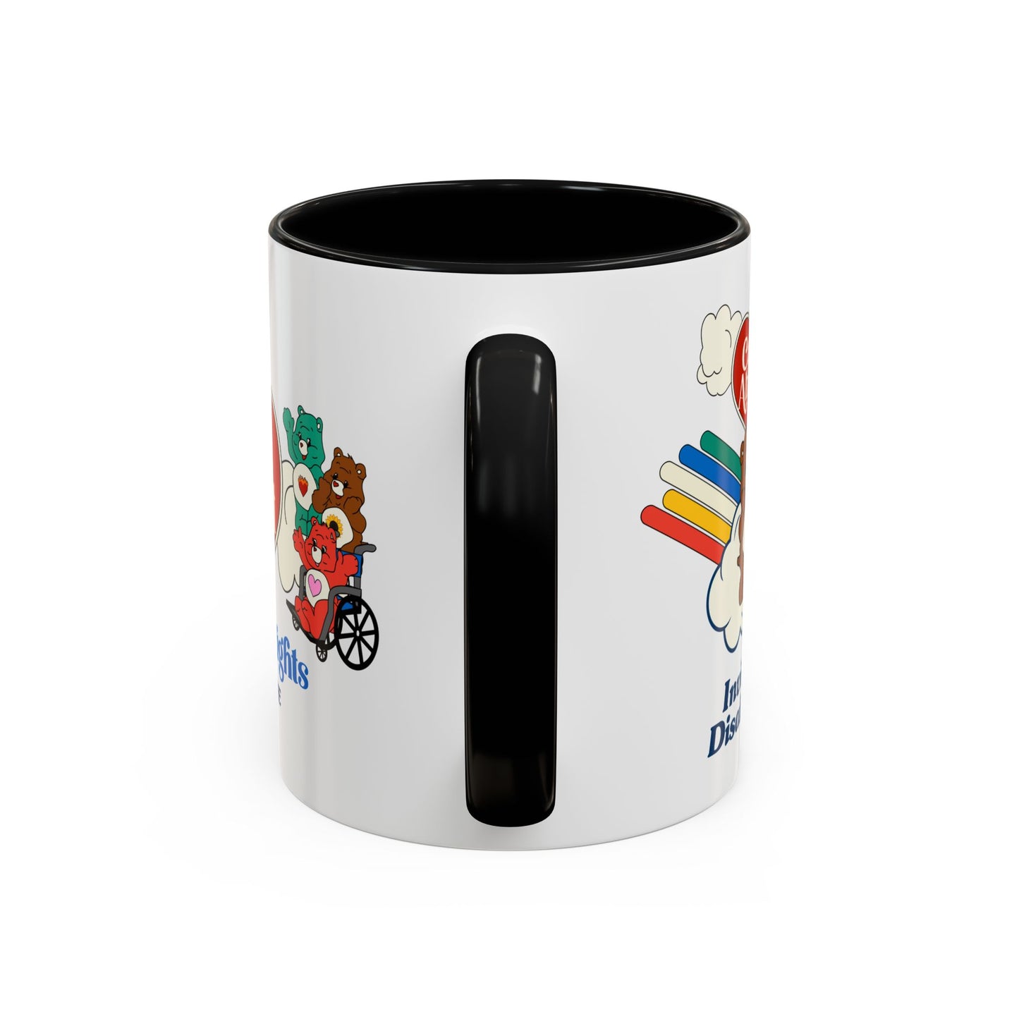Care About Invisible Disabilities - Disability Rights - Accent Coffee Mug (11, 15oz)